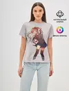 Женская базовая футболка / Cyber Monika
