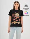 Женская базовая футболка / ITACHI CAT