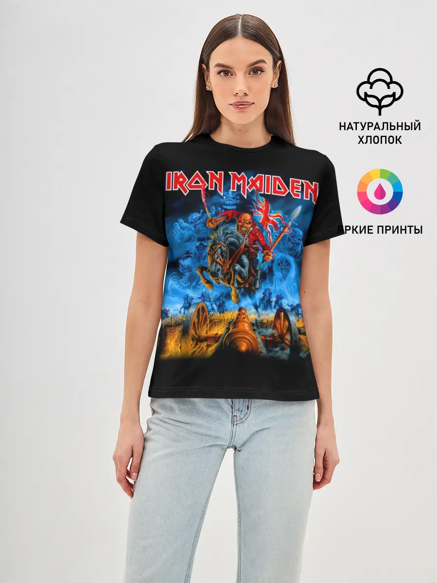 Женская базовая футболка / Iron Maiden