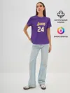 Женская базовая футболка / Los Angeles Lakers / Kobe Brya