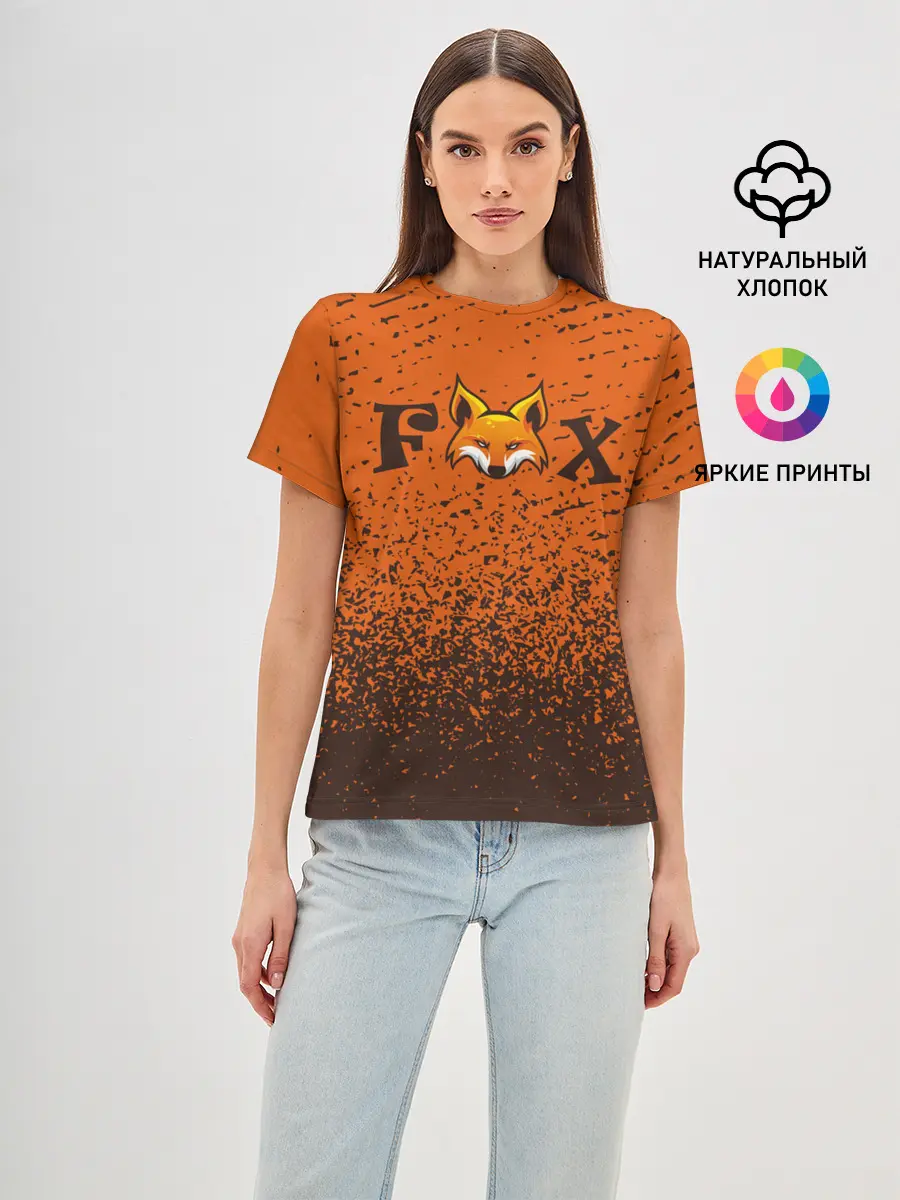Женская базовая футболка / FOX