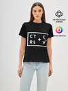 Женская базовая футболка / Ctrl-c,Ctrl-v Программирование