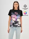 Женская базовая футболка / Re:Zero, Рам и Рем