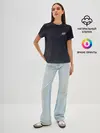 Женская базовая футболка / HYUNDAI carbon uniform 2018