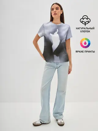 Женская базовая футболка / РОМАНТИКА