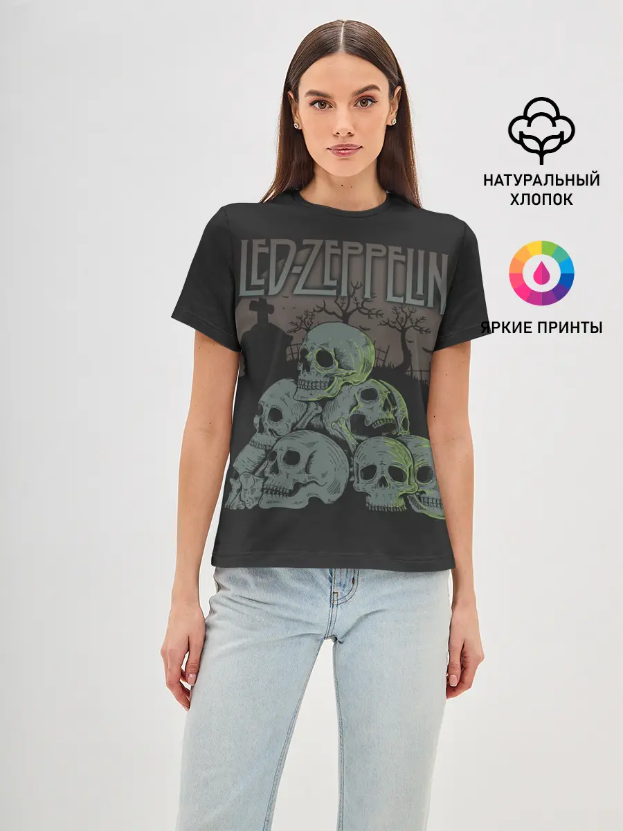 Женская базовая футболка / Led Zeppelin