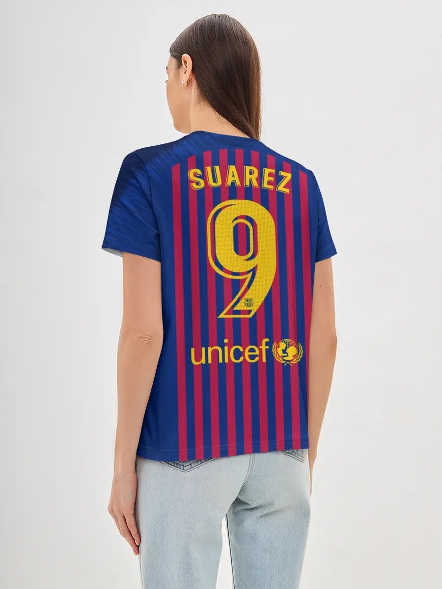 Женская базовая футболка / Suarez home 18-19