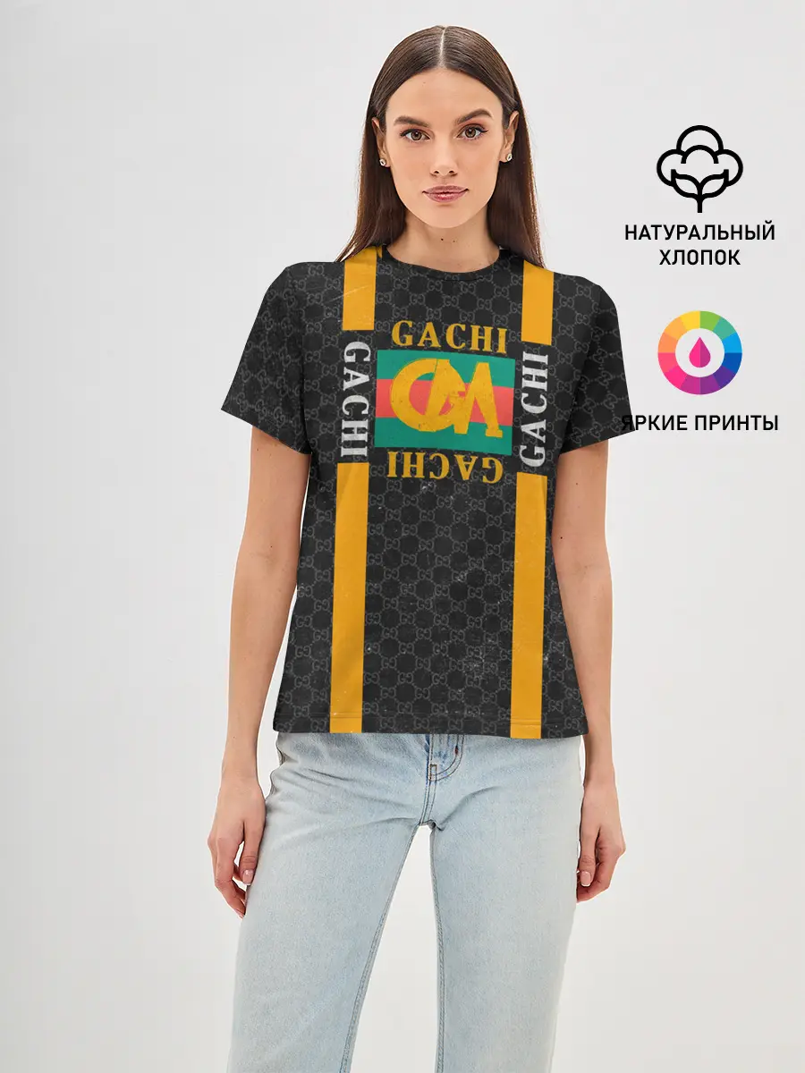 Женская базовая футболка / Gachi BRAND