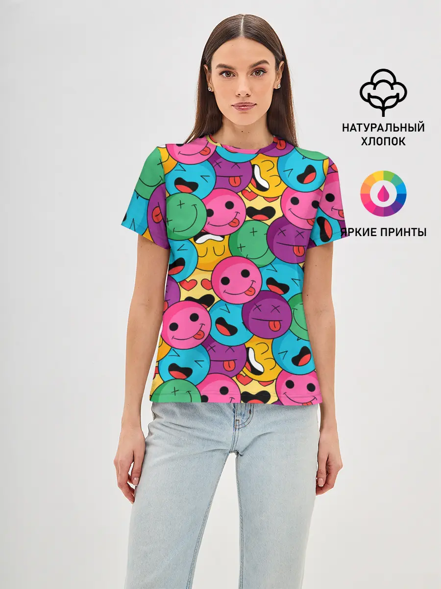 Женская базовая футболка / Pattern
