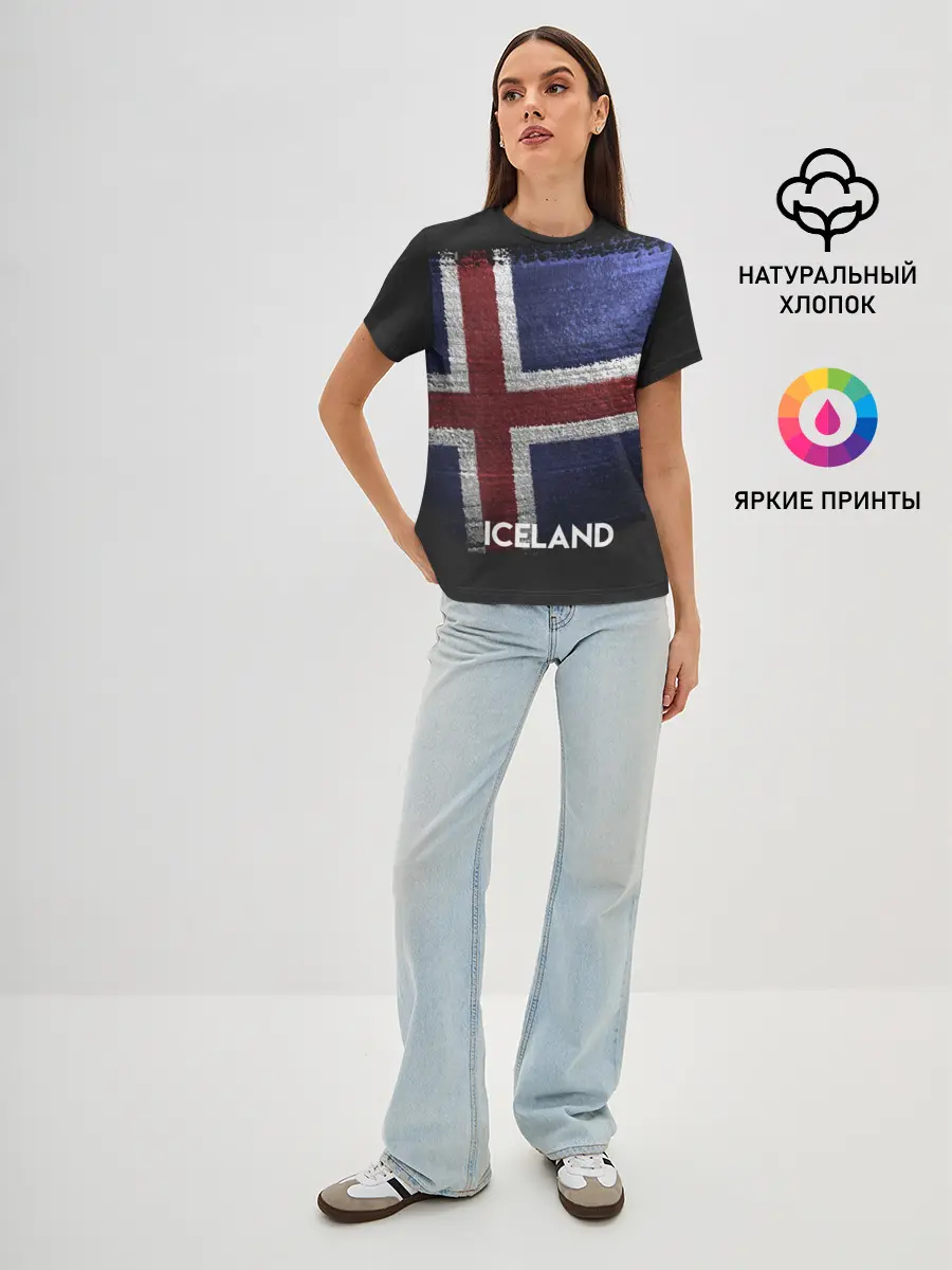 Женская базовая футболка / Iceland