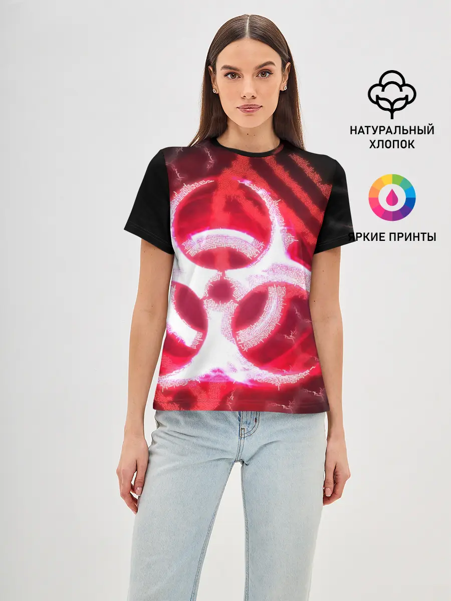 Женская базовая футболка / Plague Inc ShB