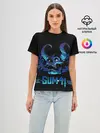 Женская базовая футболка / Horned skull