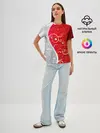 Женская базовая футболка / КРУЖЕВО