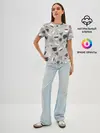 Женская базовая футболка / Утро начинается с кружки