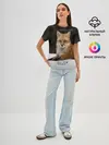 Женская базовая футболка / ВСЕ ГЕНИАЛЬНОЕ ФЫР.