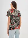 Женская базовая футболка / Dsquared tatoo DRAGON