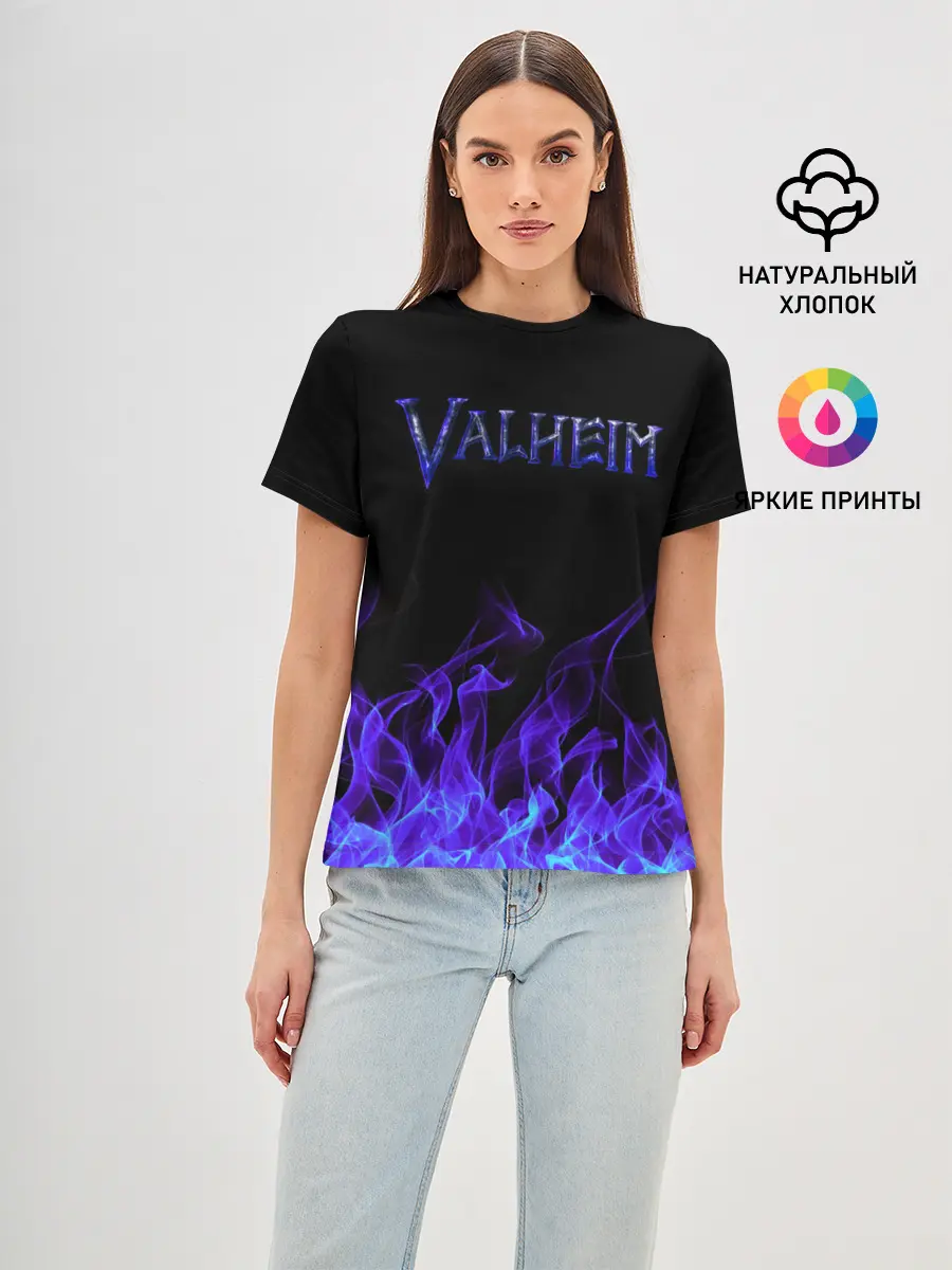 Женская базовая футболка / Valheim