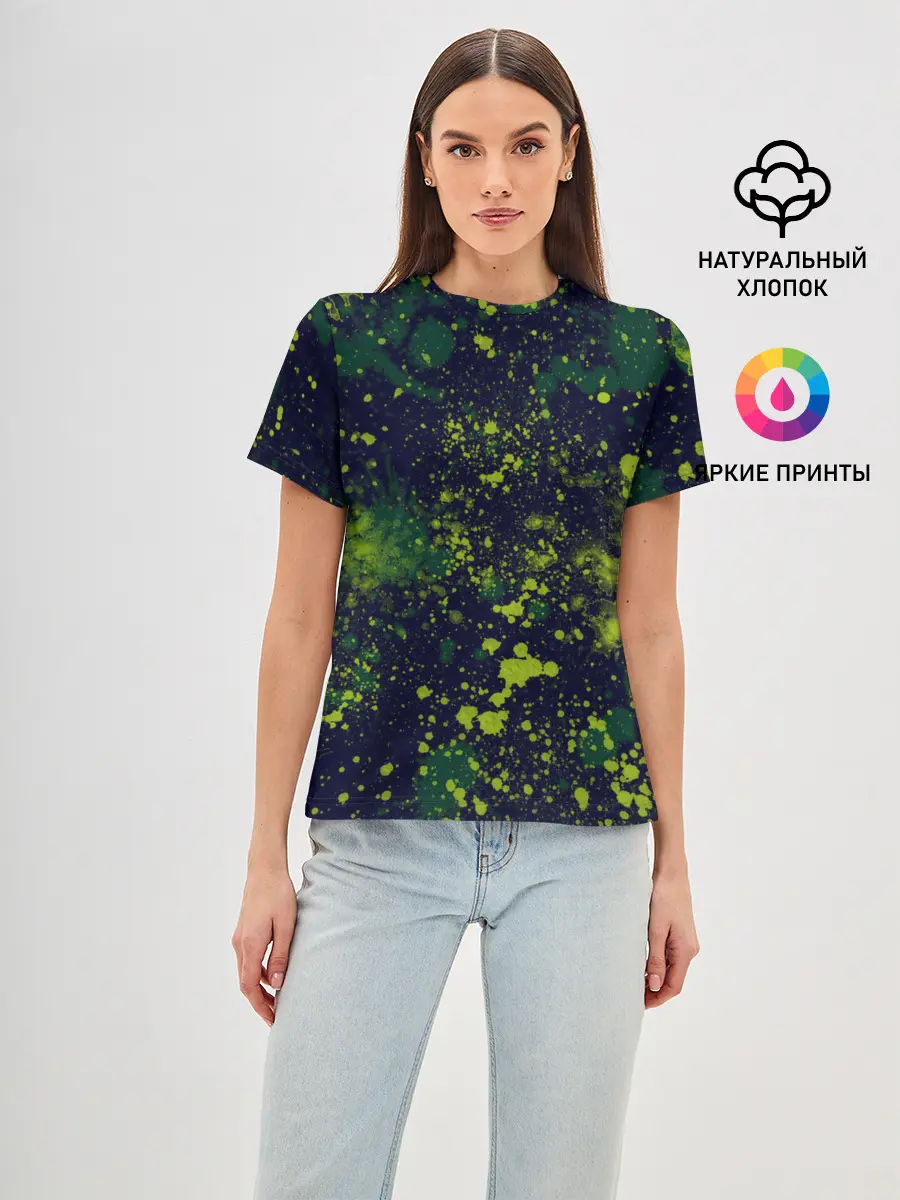 Женская базовая футболка / Camouflage