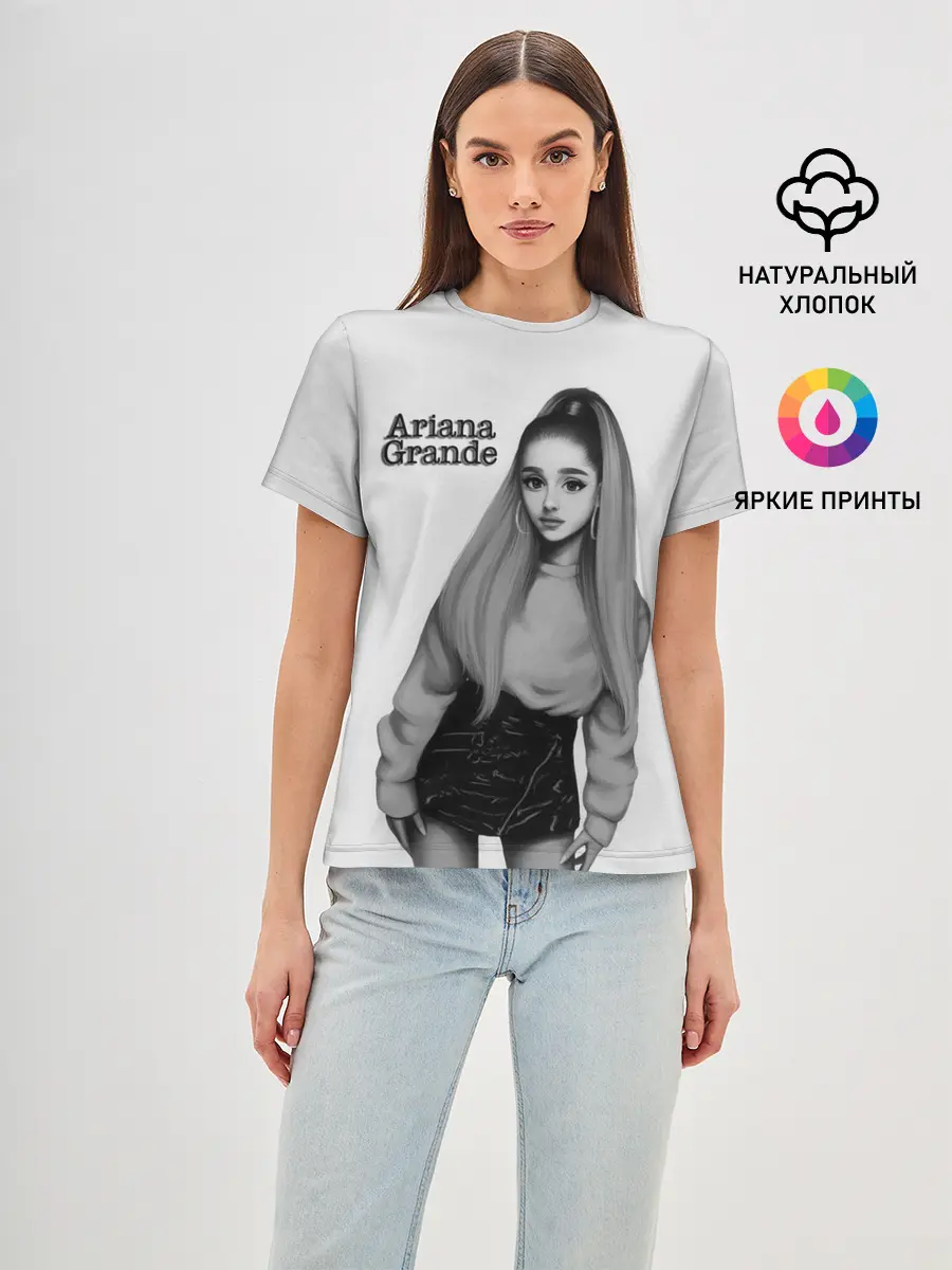 Женская базовая футболка / Ariana Grande