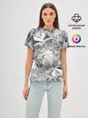 Женская базовая футболка / Бриллиантовый блеск