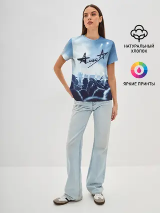 Женская базовая футболка / Алиса