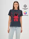 Женская базовая футболка / Игра в Кальмара мульт ART