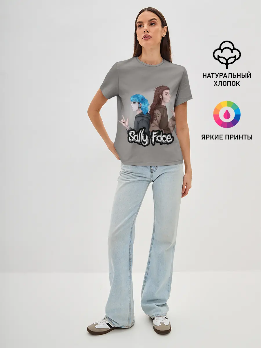 Женская базовая футболка / Sally Face
