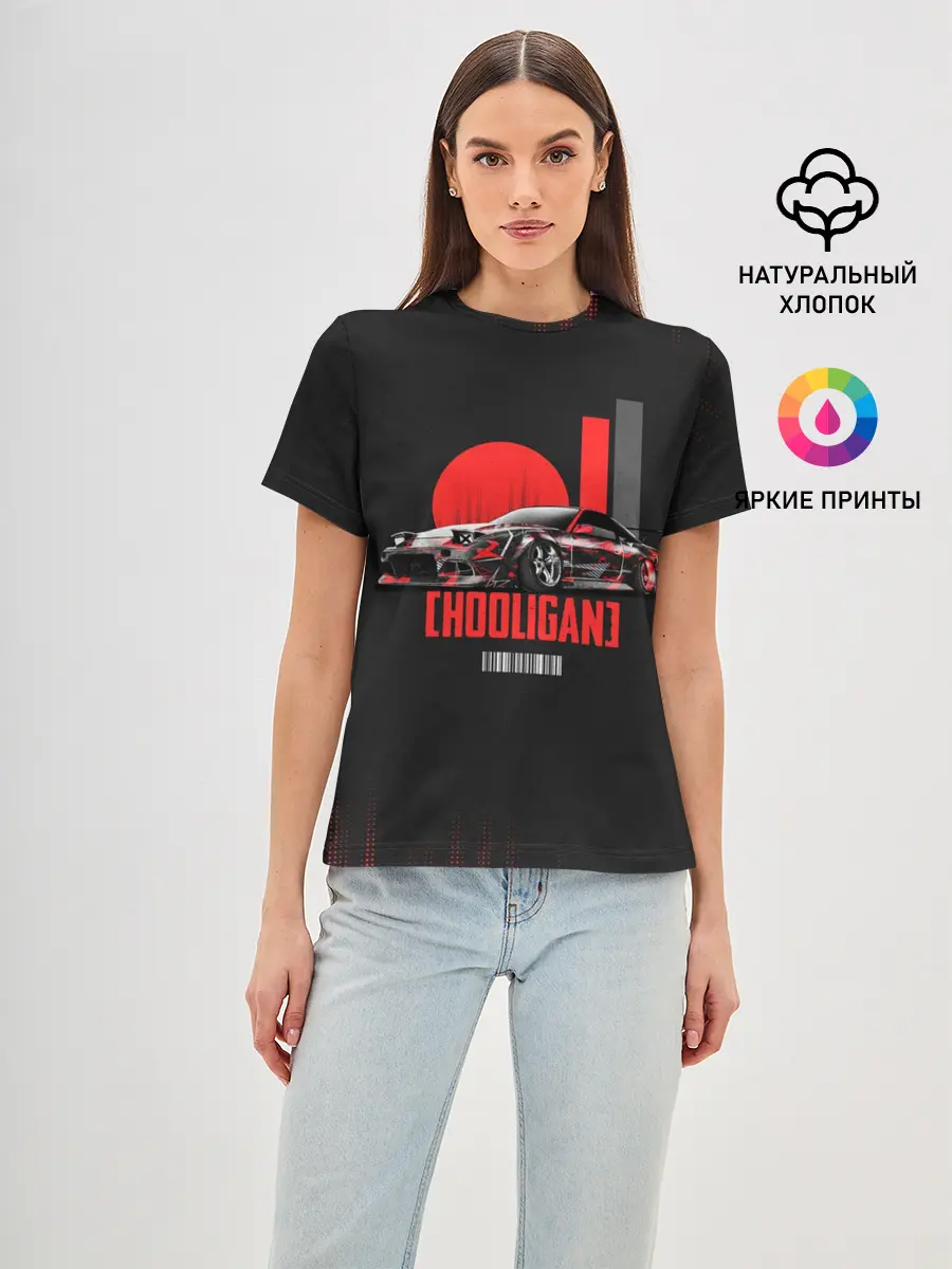 Женская базовая футболка / HOOLIGAN