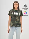 Женская базовая футболка / ARMY