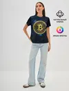 Женская базовая футболка / BITCOIN ВАЛЮТА