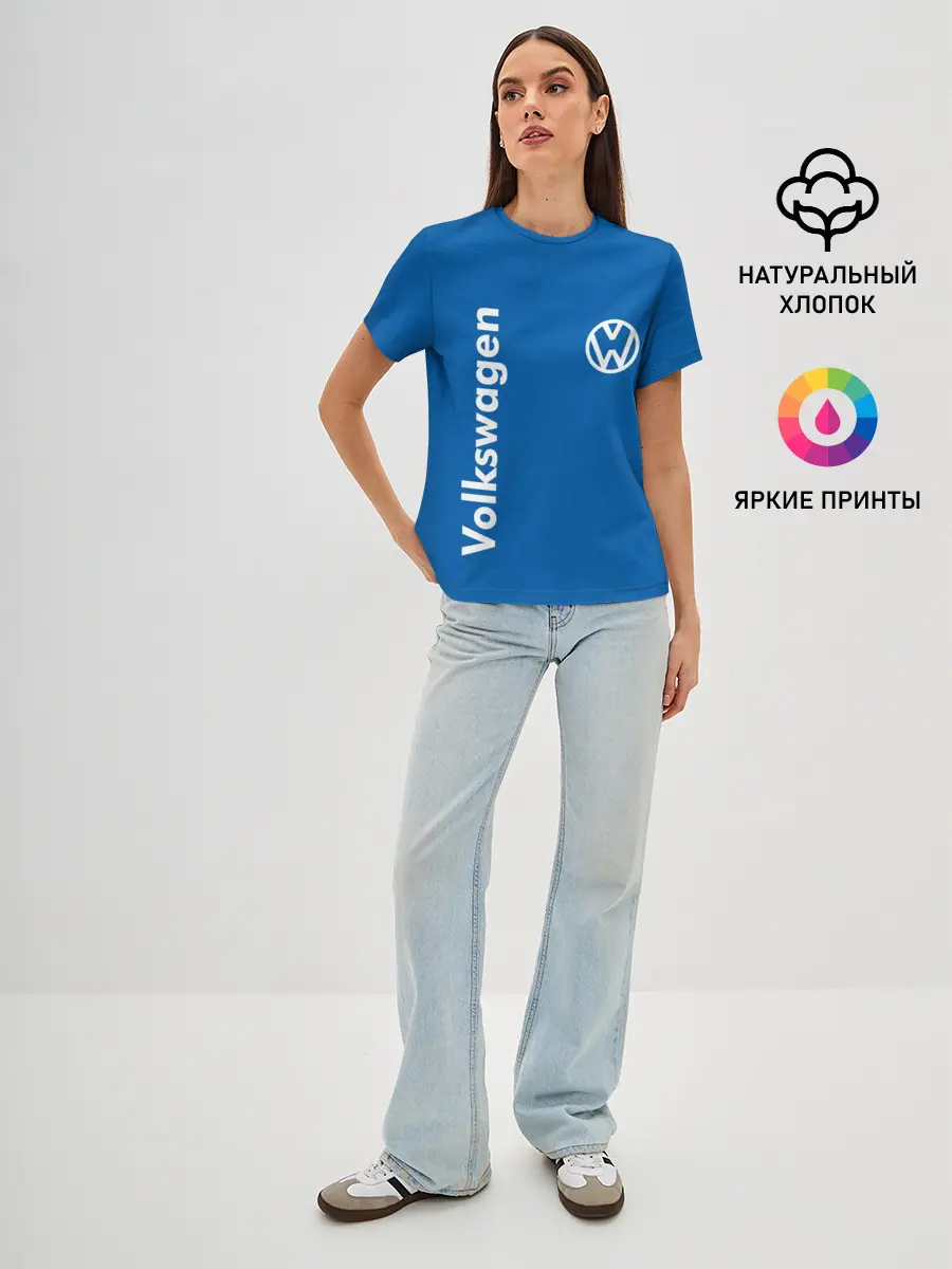 Женская базовая футболка / Volkswagen.