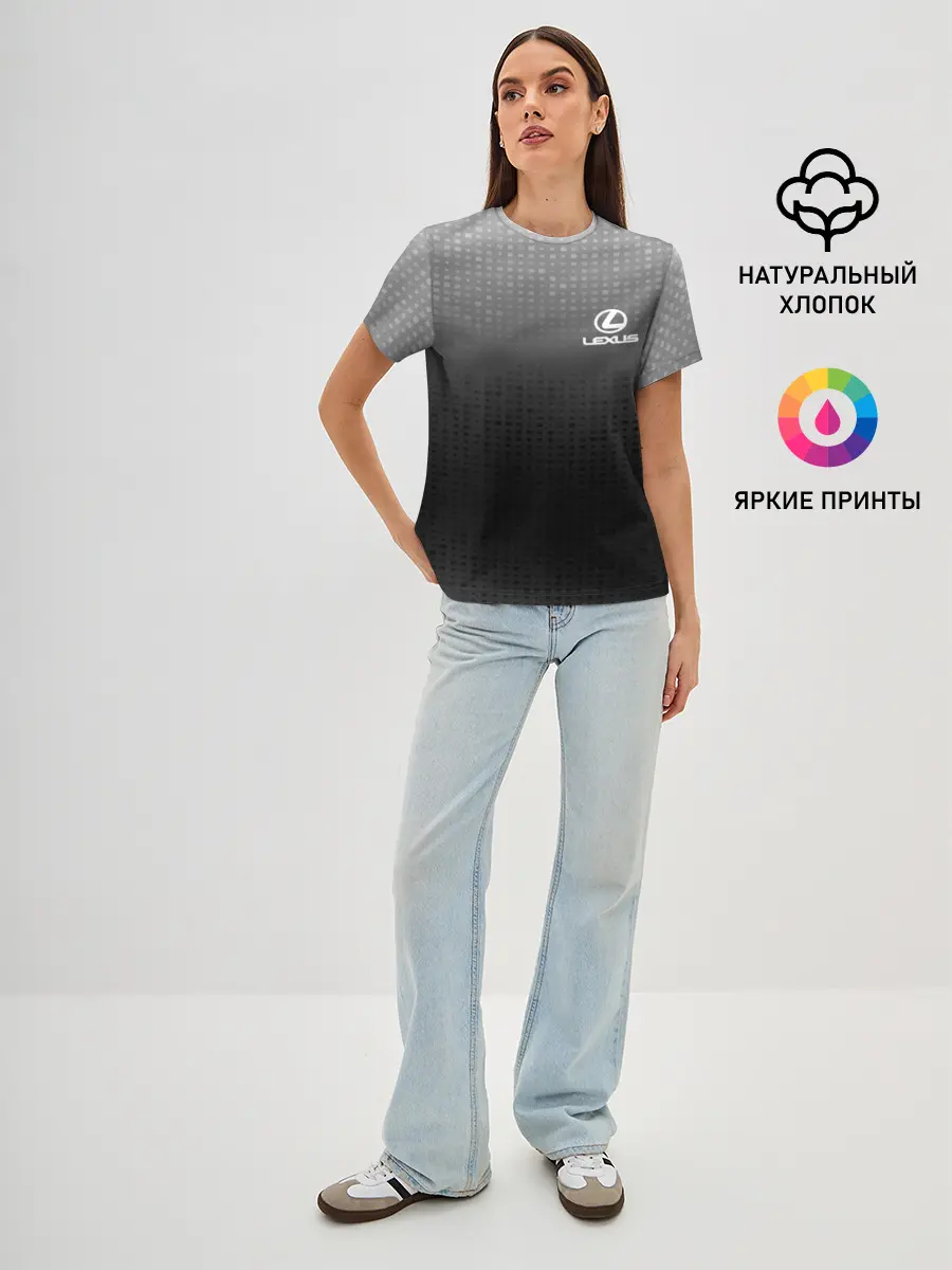 Женская базовая футболка / Lexus sport collection
