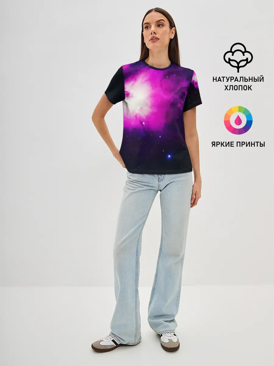Женская базовая футболка / Space