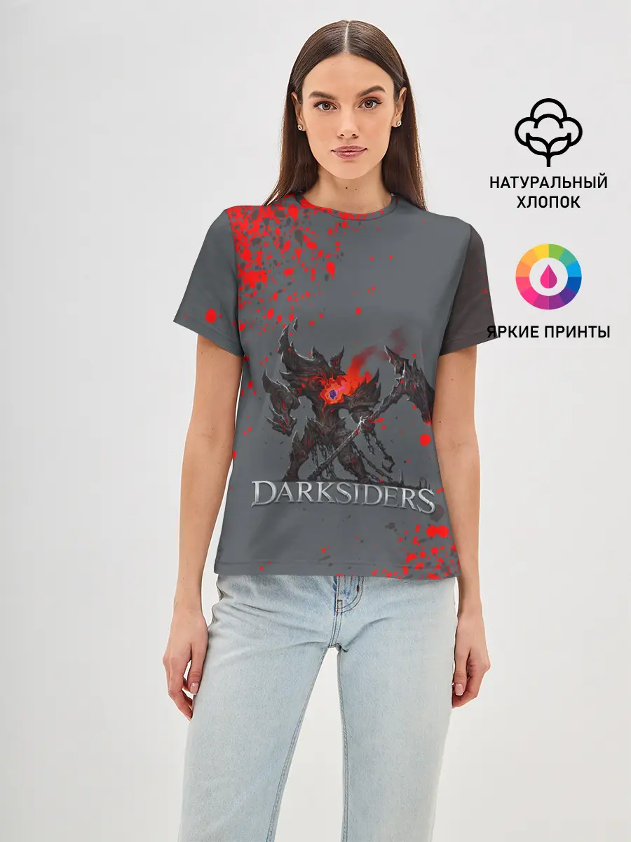 Женская базовая футболка / Darksiders | Гнев Войны