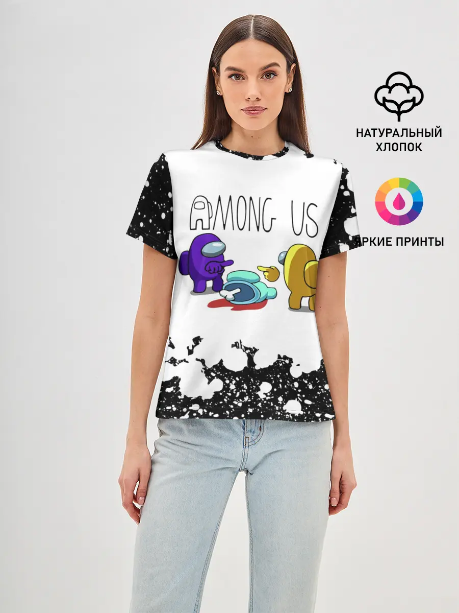 Женская базовая футболка / Among Us (Z)