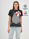 Женская базовая футболка / Тоторо и Umbrella Corp.