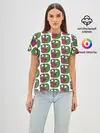 Женская базовая футболка / Poggers Pattern