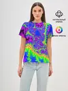 Женская базовая футболка / NEON&ACID