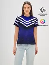 Женская базовая футболка / Sport blue style