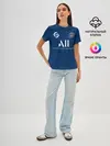 Женская базовая футболка / Мбаппе ПСЖ форма 2021/2022