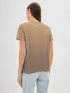 Женская базовая футболка / акварельный енотик