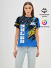 Женская базовая футболка / БЕЛАЗ / BELAZ / SPORT / GRUNGE