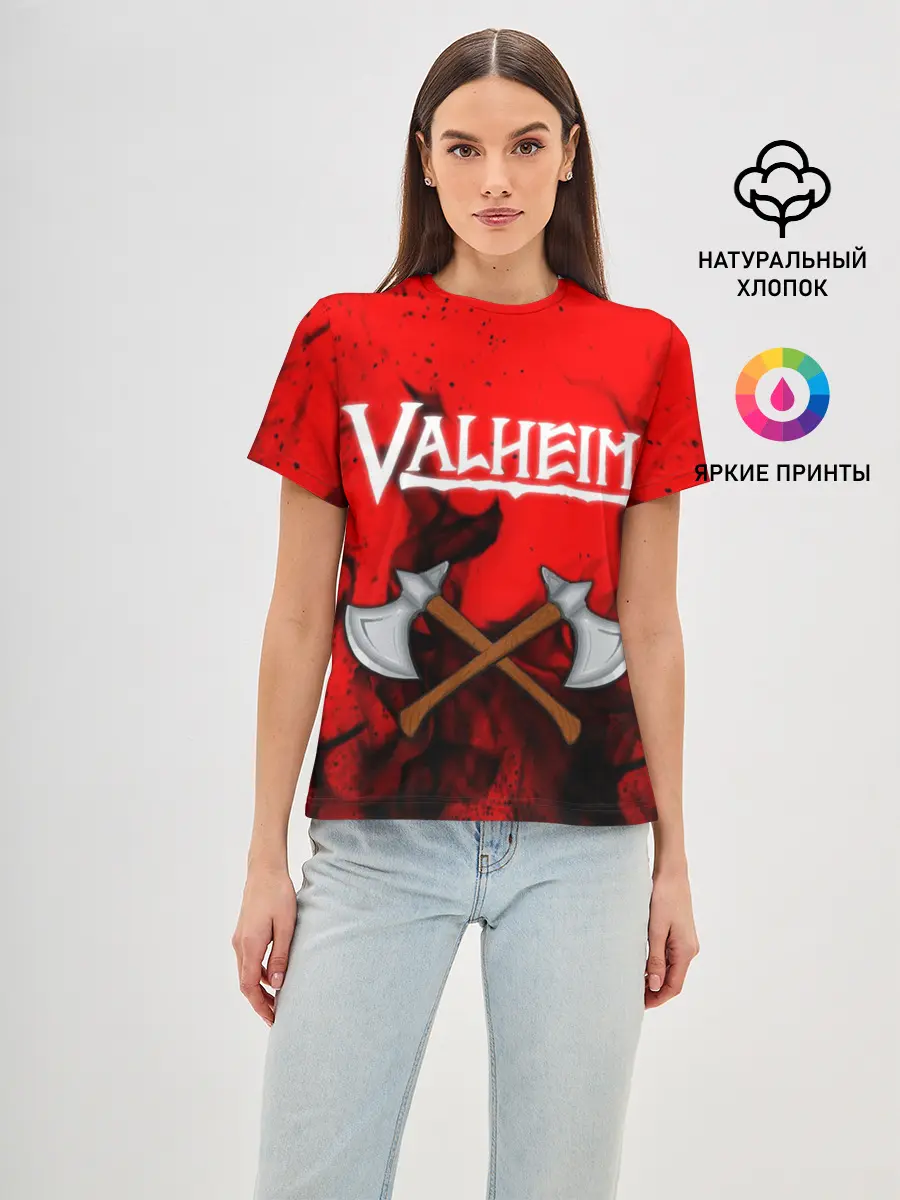 Женская базовая футболка / VALHEIM