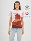 Женская базовая футболка / Арт Кричащий титан!