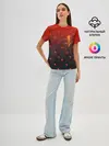Женская базовая футболка / Flame Princess