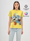 Женская базовая футболка / Cuphead bros
