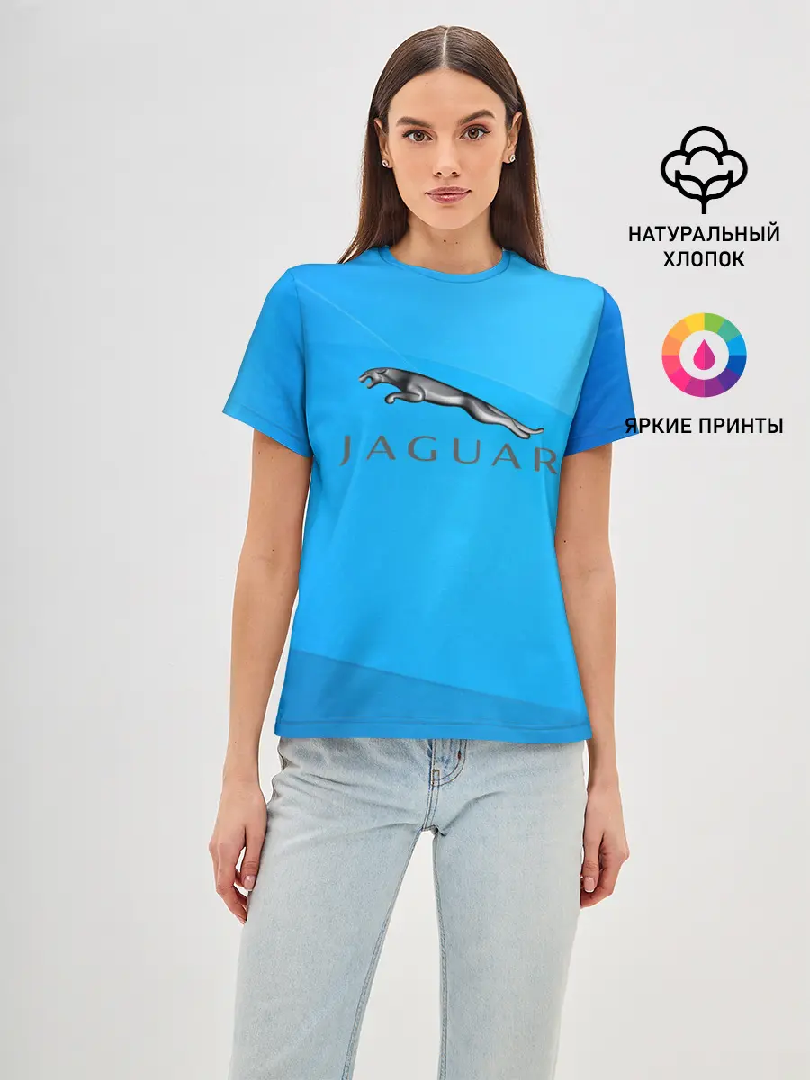 Женская базовая футболка / jaguar