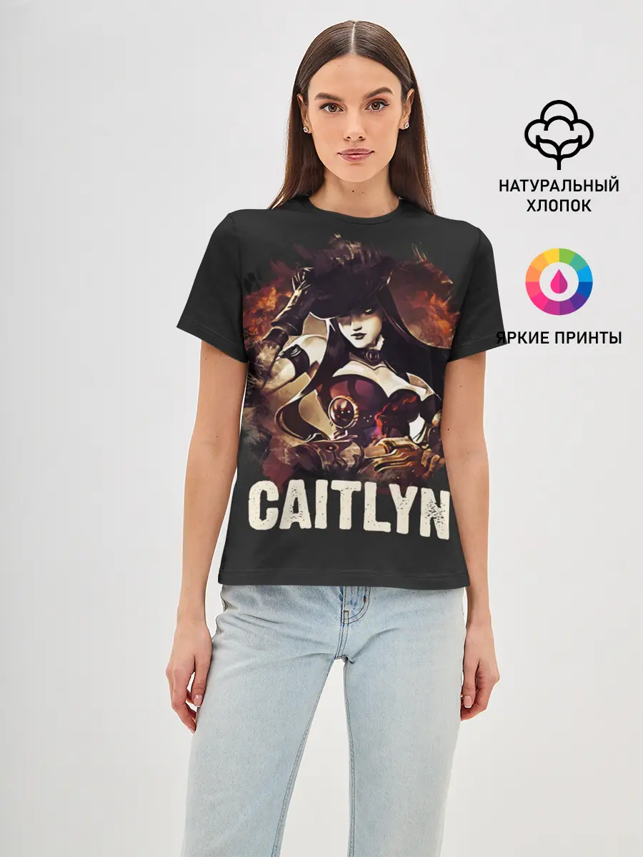 Женская базовая футболка / Caitlyn