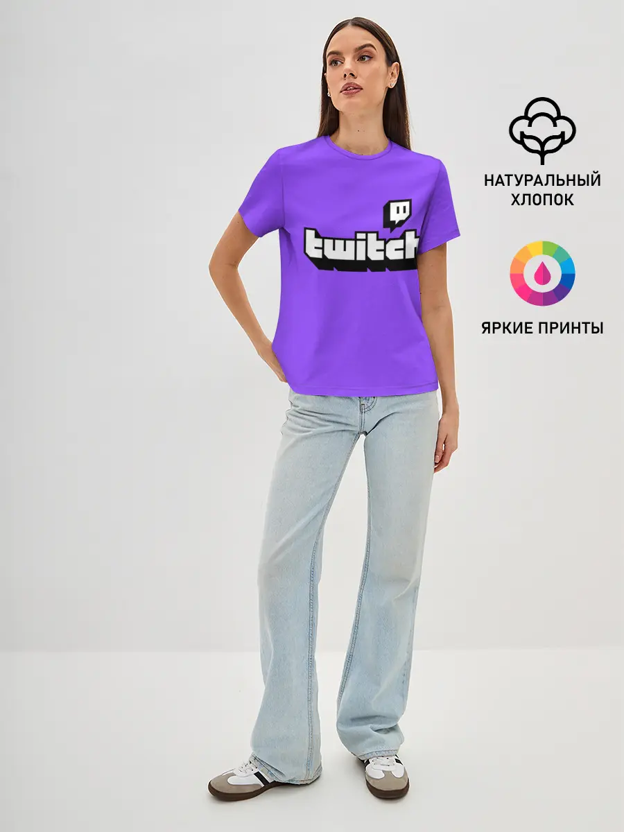 Женская базовая футболка / Twitch