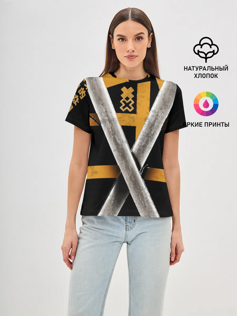 Женская базовая футболка / 2 Katanas